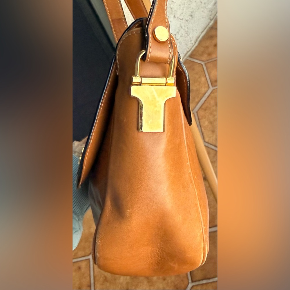 BALLY Brown Leather Crossbody Bag - Picture 6 of 15